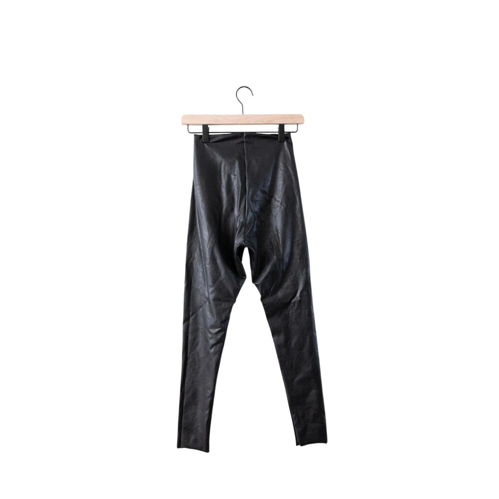 Commando Faux Leather High-Rise Full Length Black Leggings Women's Size Medium - Picture 7 of 10